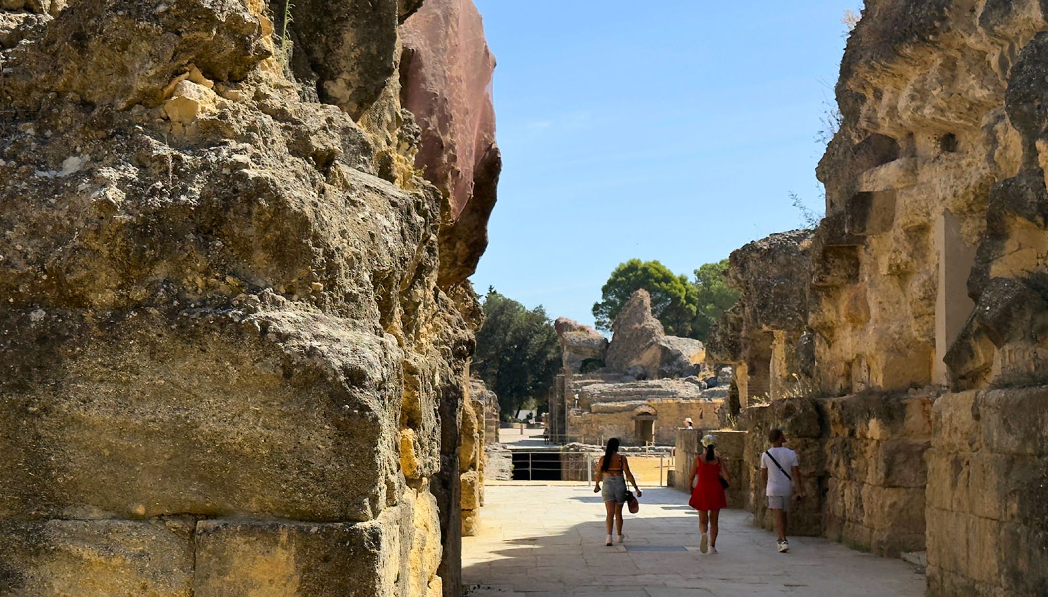 Notre visite de la cité d’Italica et du Monasterio de San Isidoro del Campo
